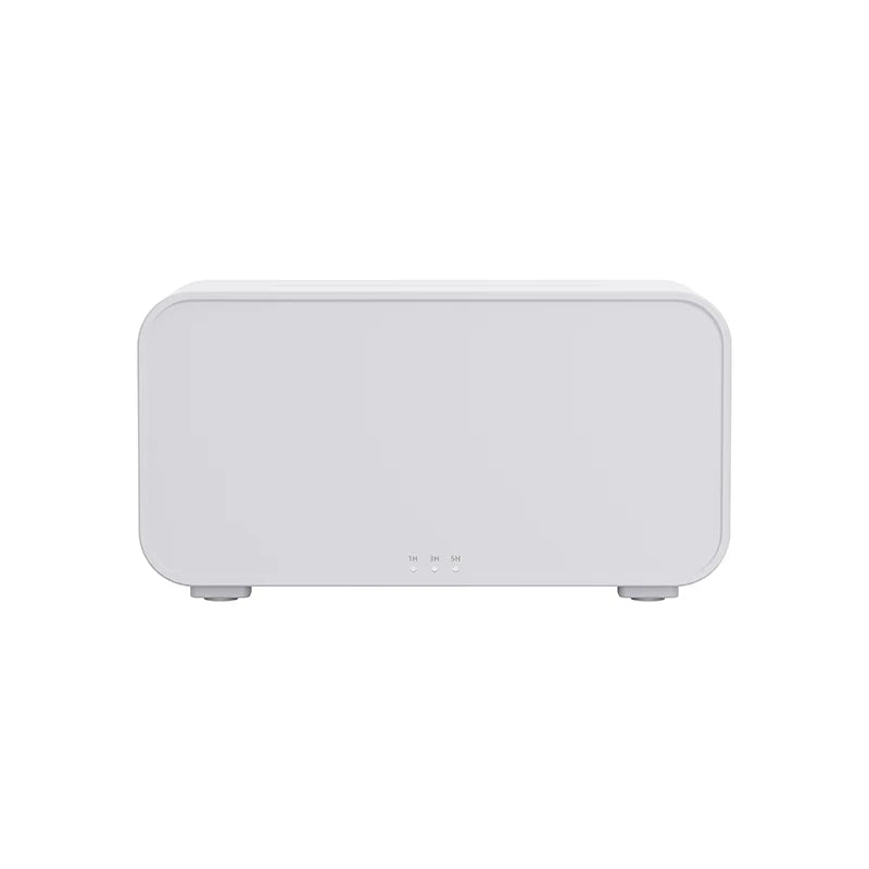 Mini Flame Aroma Diffuser Black – 7-Color Essential Oil Humidifier