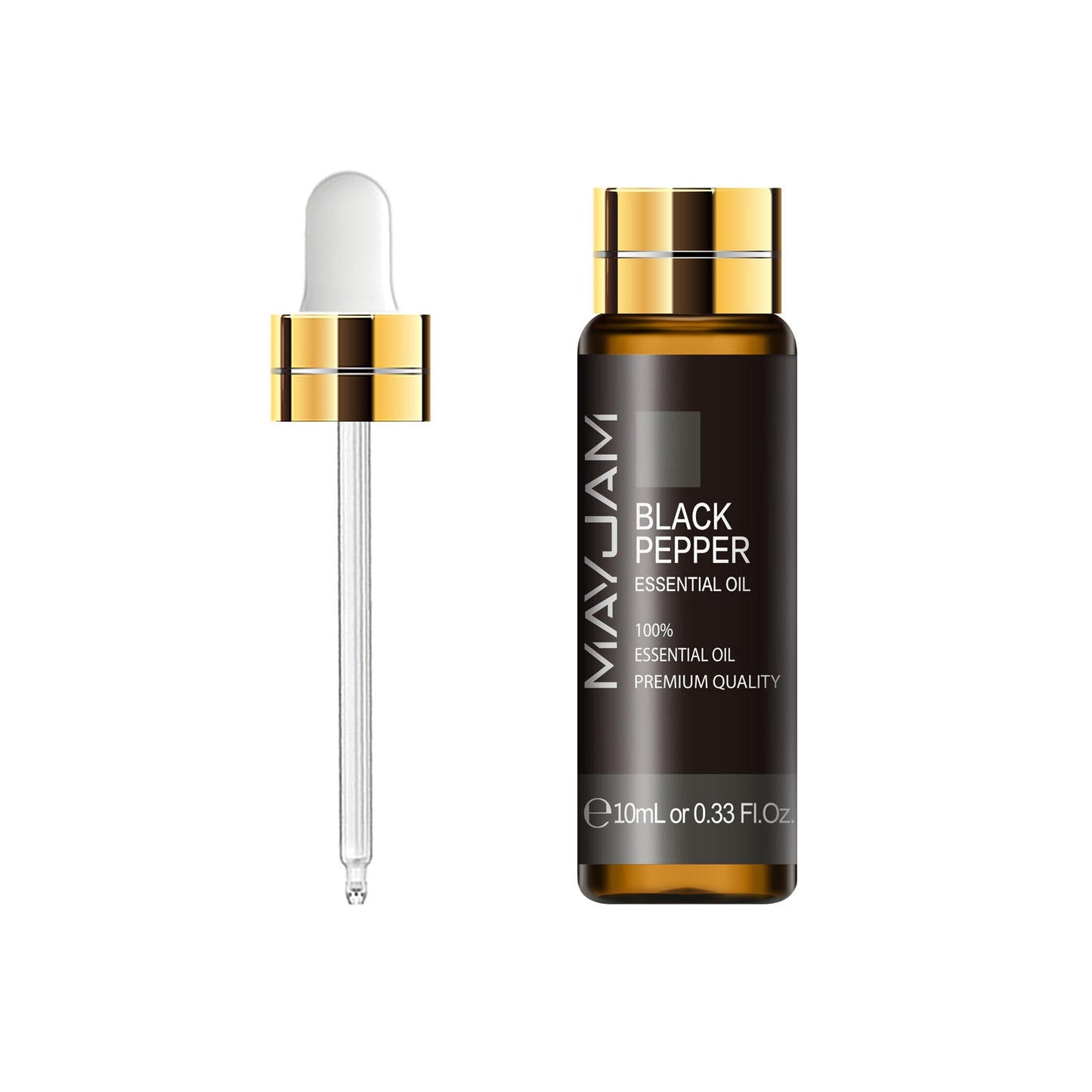 Black Pepper Essential Oil 10ml | Natural Aromatherapy | Mayjam