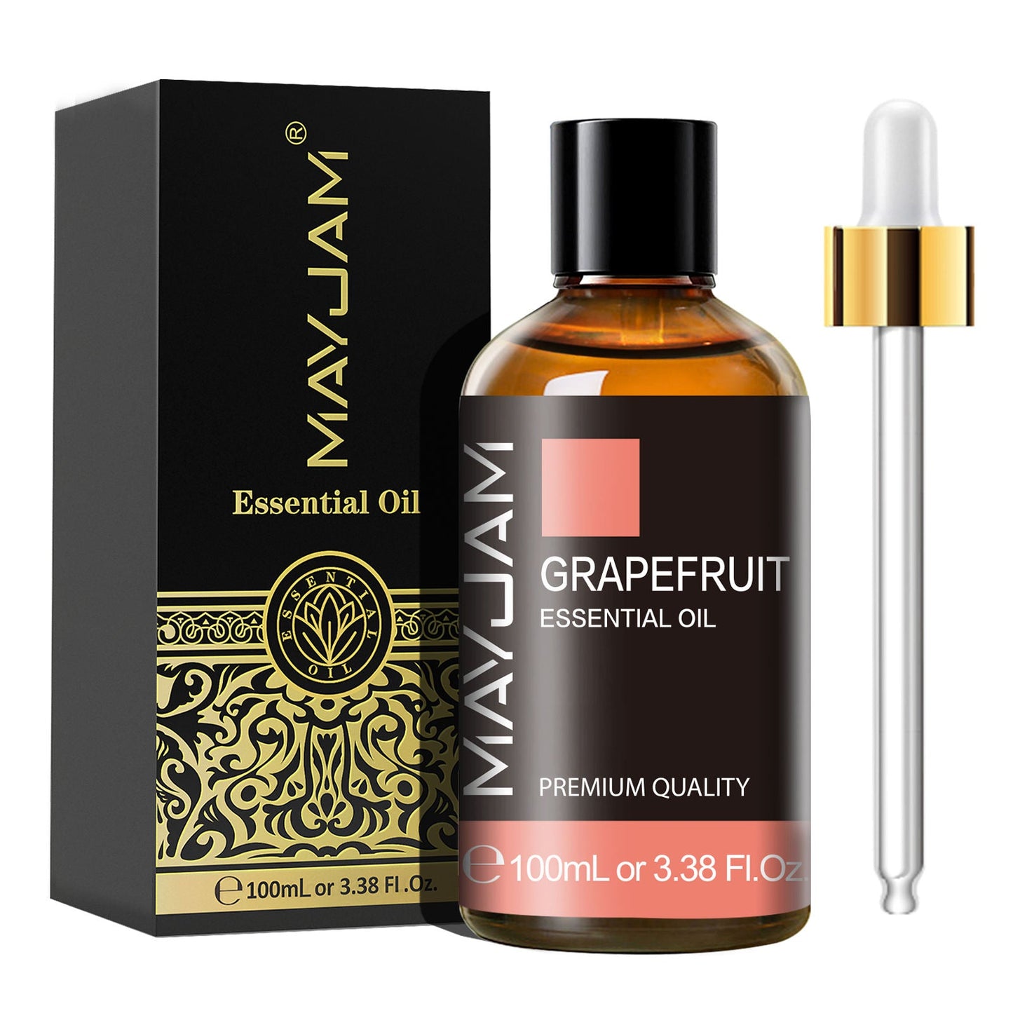Grapefruit Essential Oil 100ml | Natural Aromatherapy | Mayjam