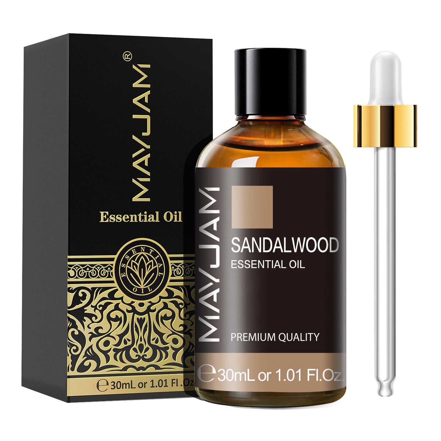 Sandalwood Essential Oil 30ml | Natural Aromatherapy Scent | Mayjam Sandalwood - 30ml