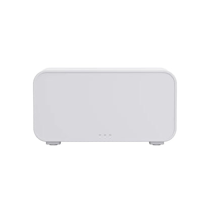 Mini Flame Aroma Diffuser Black – 7-Color Essential Oil Humidifier