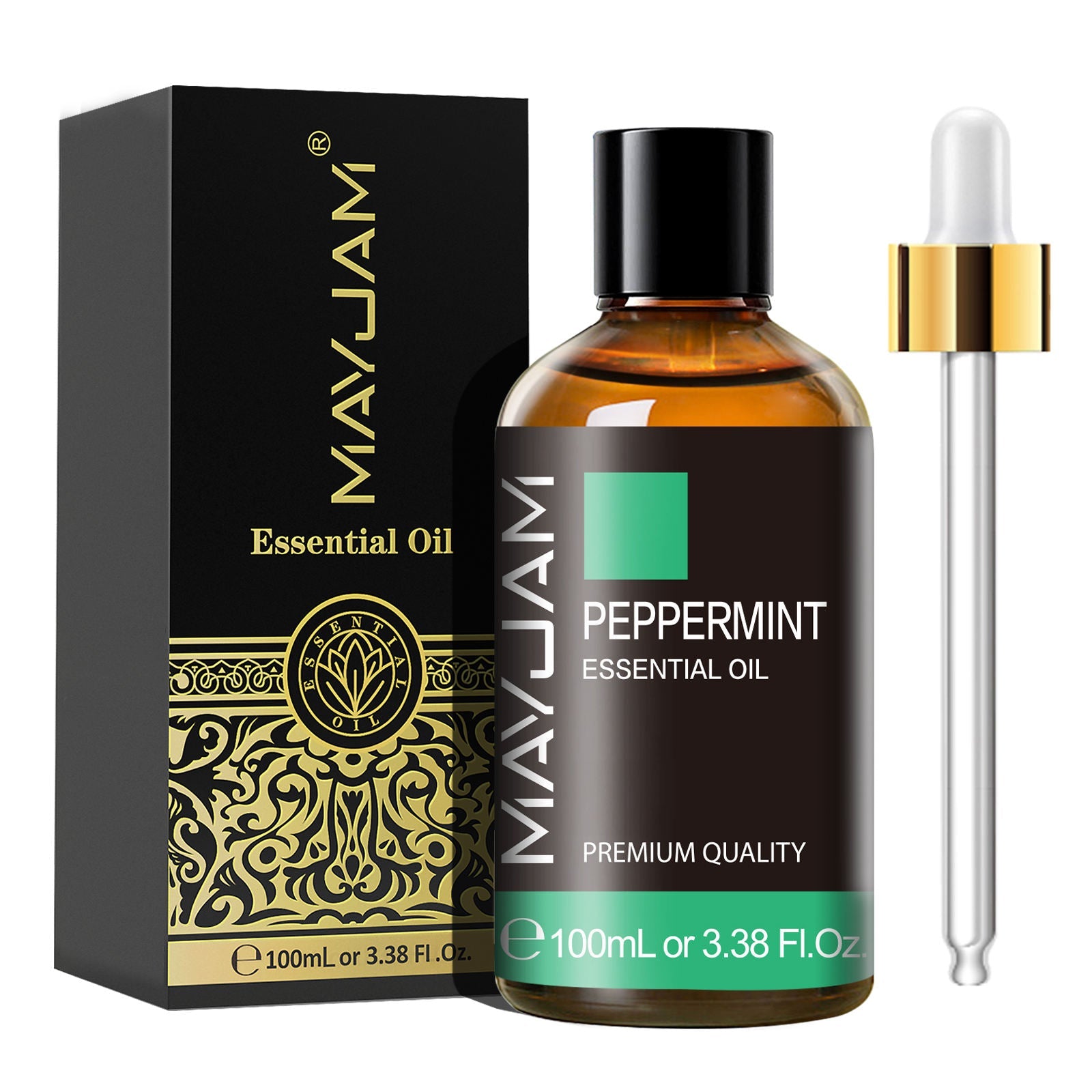 Peppermint Essential Oil 100ml | Natural Aromatherapy | Mayjam