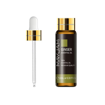 Ginger Essential Oil | Natural Aromatherapy | Mayjam - 10ml - Image 3