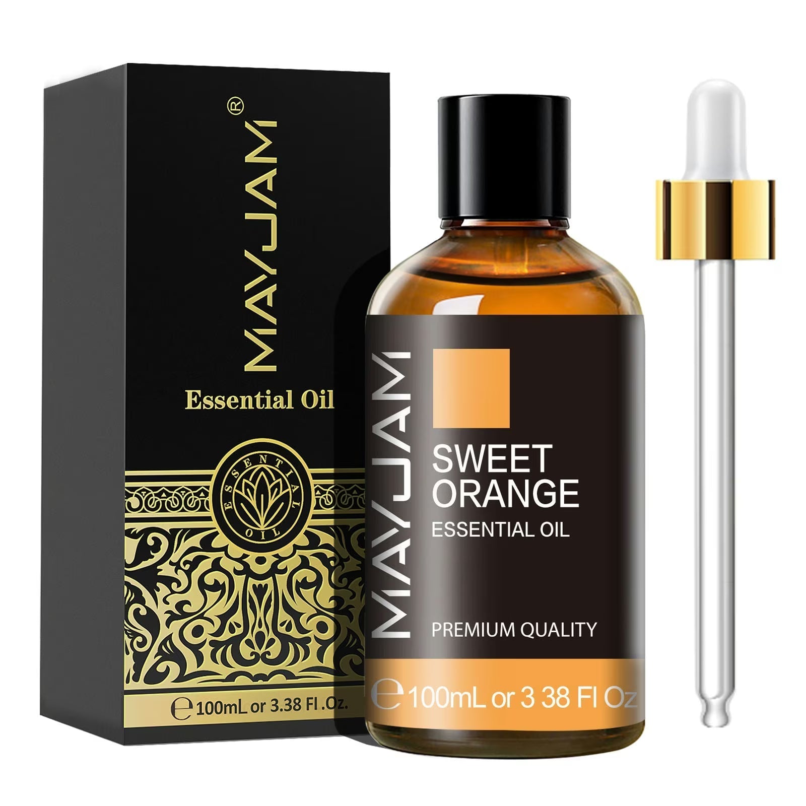 Sweet Orange Essential Oil | Natural Aromatherapy | Mayjam - 100ml
